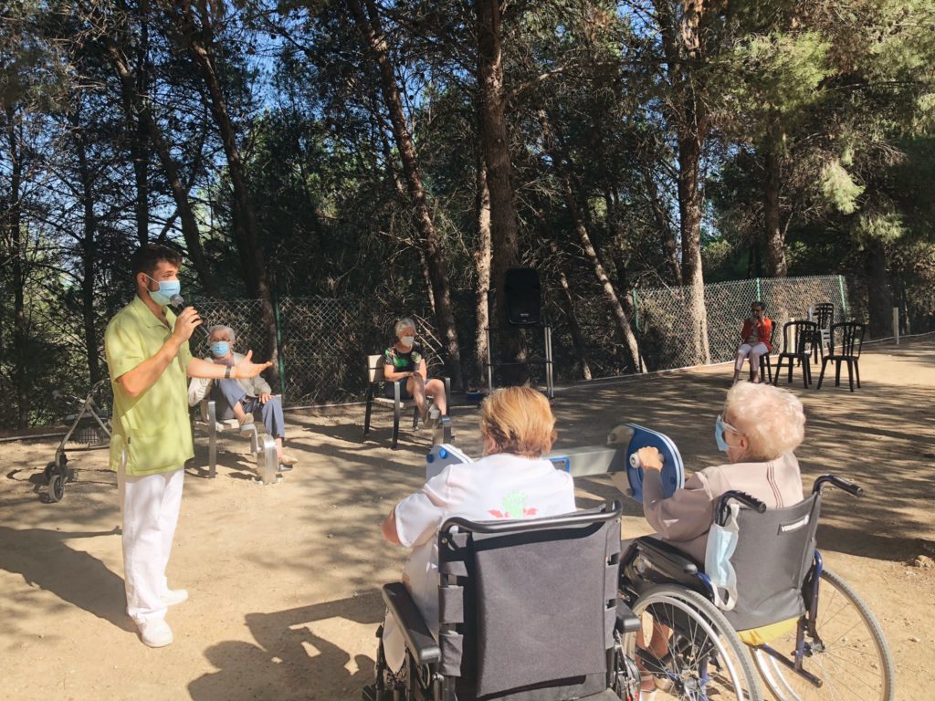 Parque para mayores en residencias