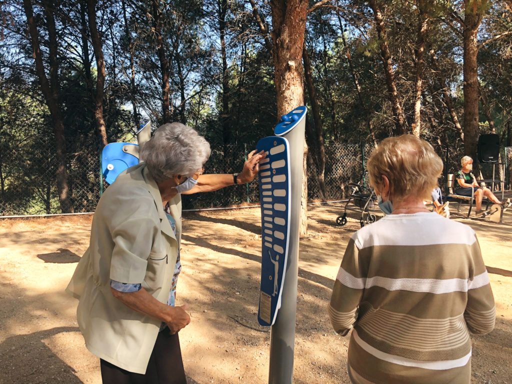 Parque para mayores en residencias